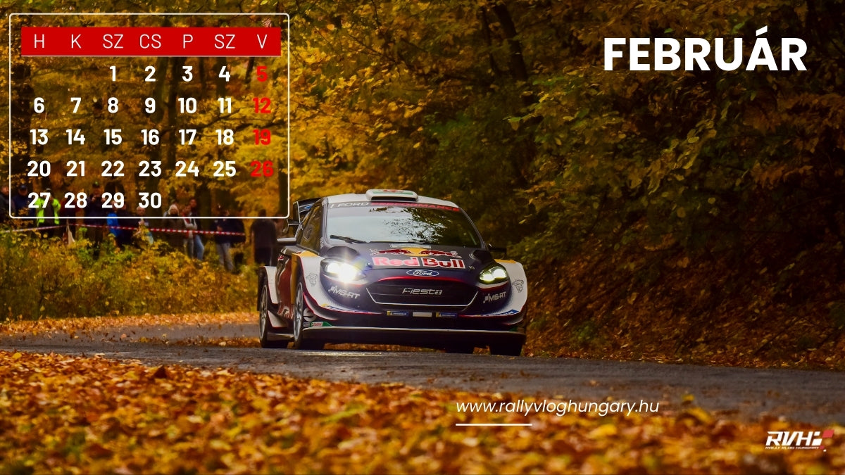 2026-os RVH naptár