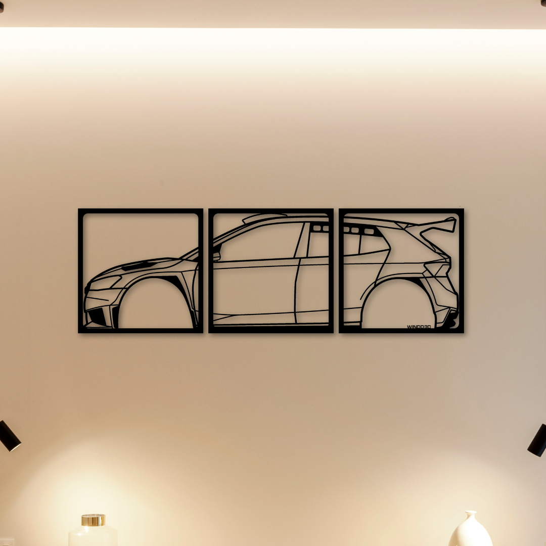 Skoda Fabia RS Rally 2 - 3 részes faldekor