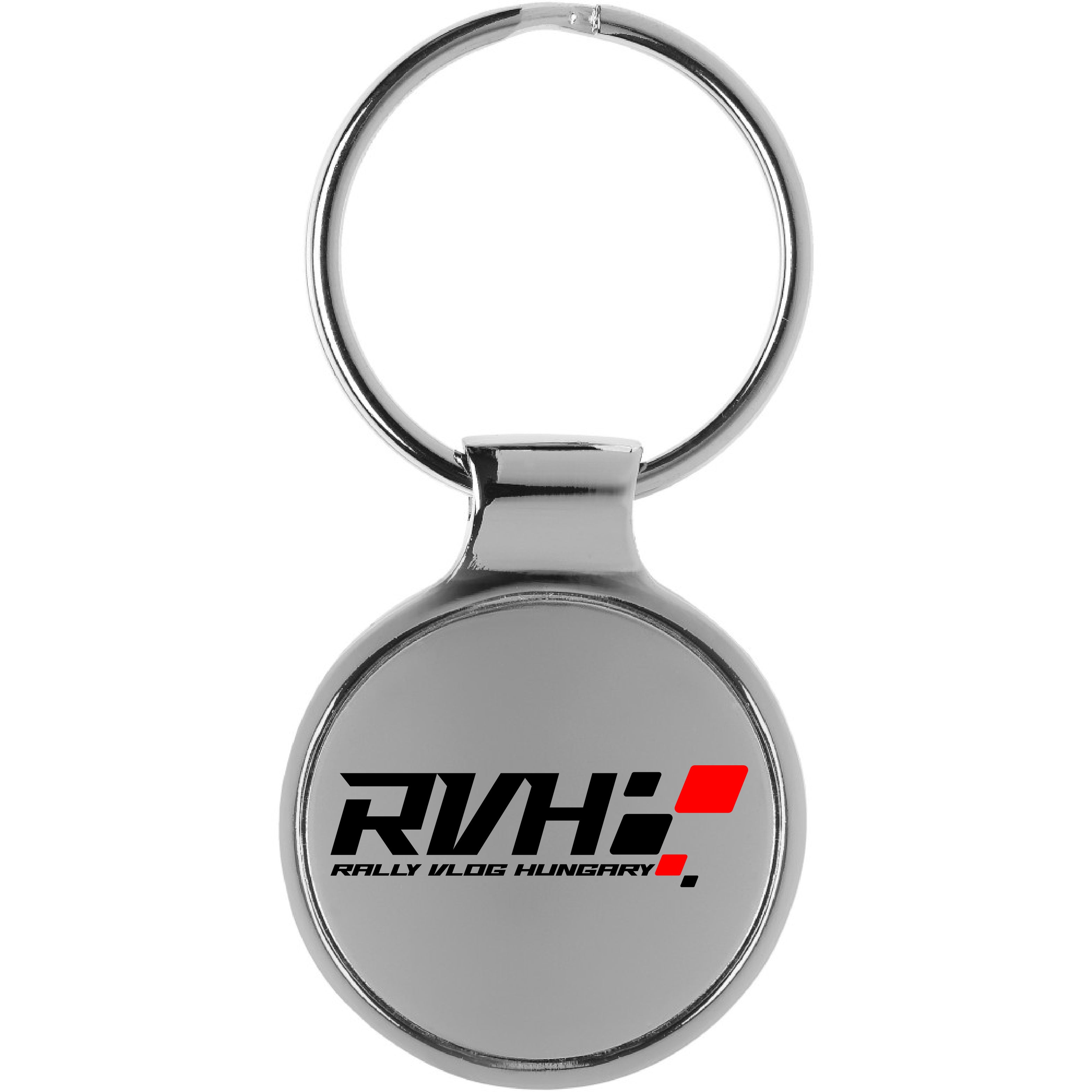 Fém kerek kulcstartó